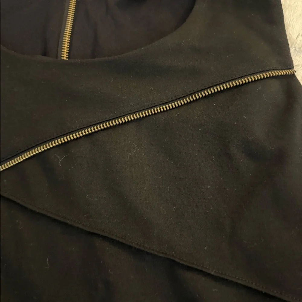Michael Kors Black Dress with Gold Accents
